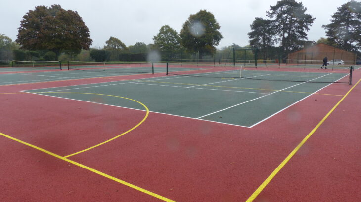 Cranleigh School tennis courts image